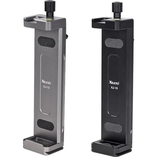 XILETU Universal Aluminum Alloy Tablet Phone Stand Holder Clip Tripod Aluminum Adjustable Bracket for Mobile Phones