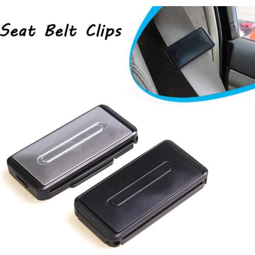 Universal 2pcs Car Seat Belt Clip Seatbelt Adjuster Comfort Auto clip tightness adjustment Clips Seat belt buckle