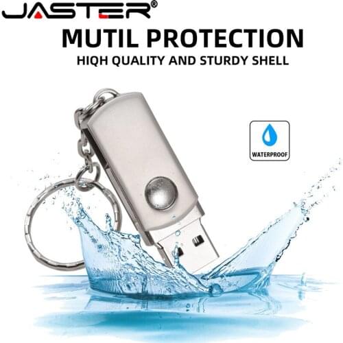Stainless Steel USB 2.0 pen drive 256gb 128gb usb flash drive 16gb 32gb 64gb pendrive usb stick with keychain Flash Drive