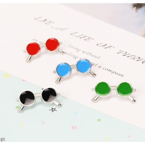 4 Styles Sunglasses Enamel Pin Custom Glasses Badges Brooches Bag Clothes Lapel Pin Punk Cool Sunglasses Jewelry Gift for Friend