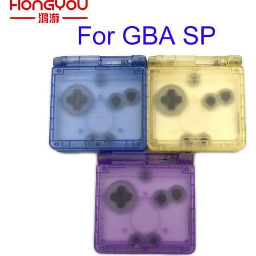 10pcs For GameBoy Advance SP Classic Transparent Replacement Housing Shell Screen Lens For GBA SP Housing Case Cover