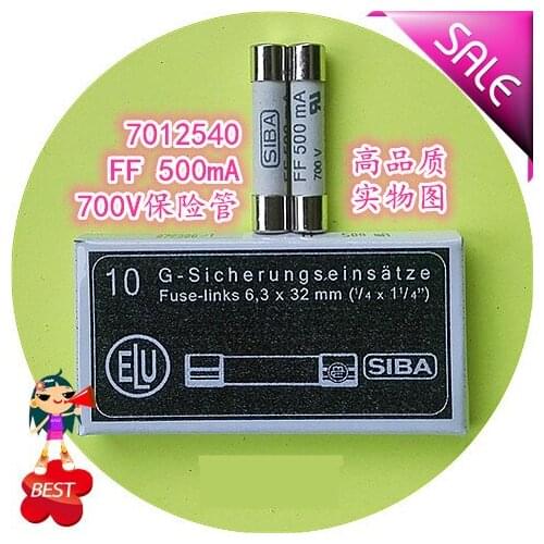 7012540 FF ma AC 700 v 500 x32 6 mm fuse tube molten core