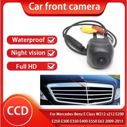 Car Front View Camera For Mercedes-Benz E Class W212 s212 E200 E250 E300 E350 E400 E550 E63 2009 To 2015 HD CCD Chip Logo Camera