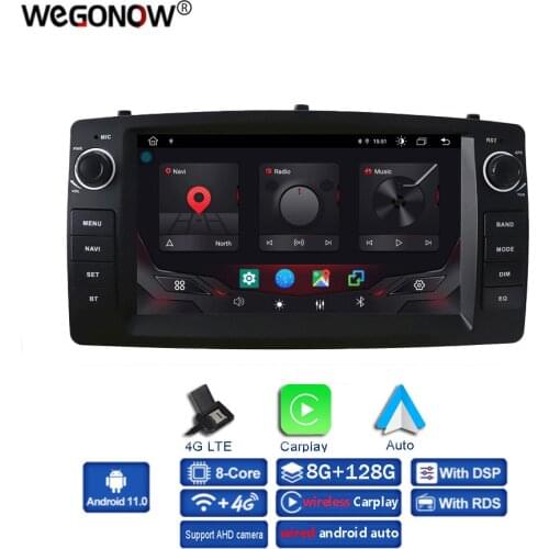 DSP Carplay Android10.0 4G 64G Car DVD Player GPS Map WIFI Bluetooth RDS Radio TPMS carplay For TOYOTA Corolla E120 e 120 BYD F3