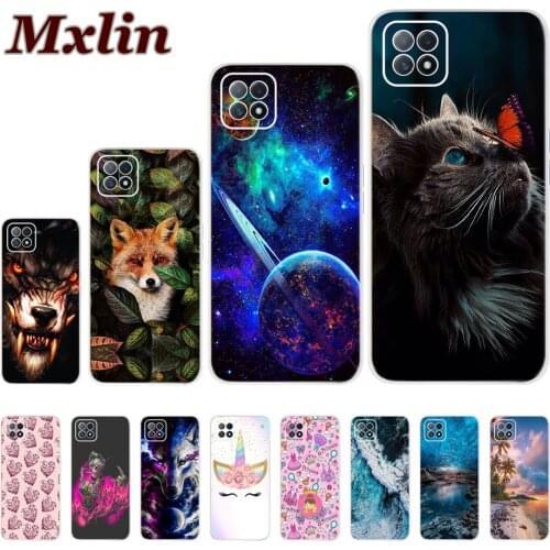 For OPPO A72 A 72 Case 2020 Cute Cartoon Printed Phone Cover For OPPOA72 CPH2067 Coque Soft Funda For OPPO A72 5G Bumper 6.5inch