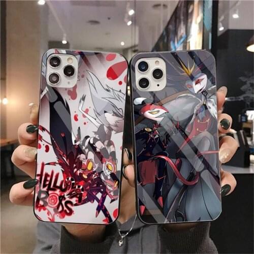 Helluva Boss Phone Case Tempered Glass For iPhone 12 Pro Max Mini 11 Pro XR XS MAX 8 X 7 6S 6 Plus SE 2020 Cover