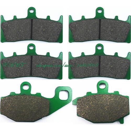 For KAWASAKI 400 ZRX ZR E2 1999 - 2001 Disc Brake Pads Pill Front Rear 2000