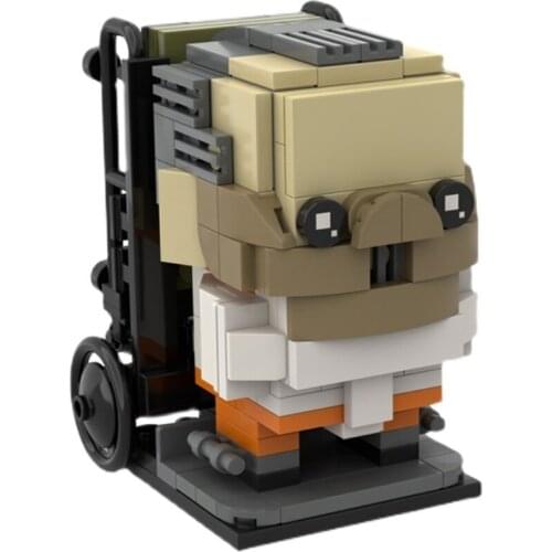Moc Movie Figures Hannibal Lecter Brickheadz Of Silence Of The Lambs Model Building Blocks Bricks Collection Toys For Kids