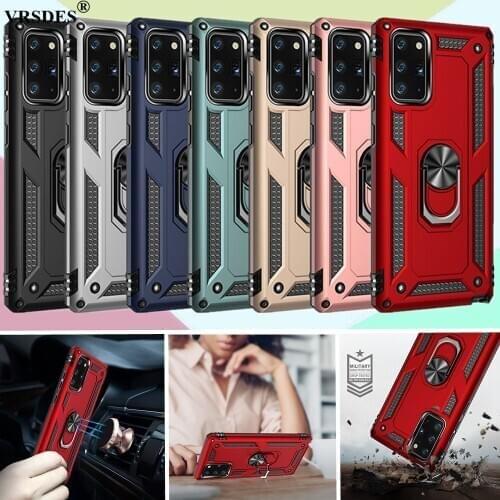 Magnetic Car Ring Holder Shockproof Case For Samsung Galaxy Note 20 S20 Ultra Note 8 9 10 Lite S9 S8 Plus A71 A51 A31 A50 Funda