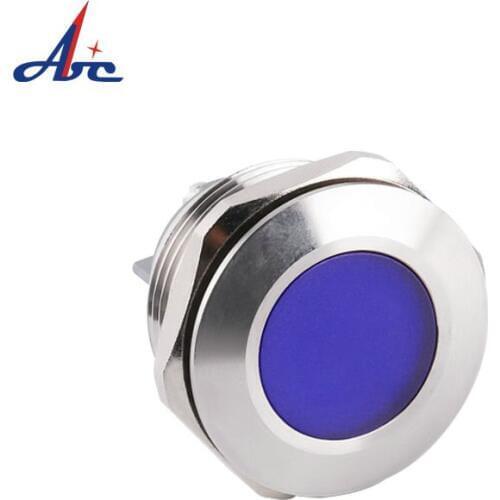 Stainless Steel 28mm IP67 Metal LED Signal Lamp Screw Terminal Warning Car 3V 6V 12V 24V 36V Pilot Indicator Light
