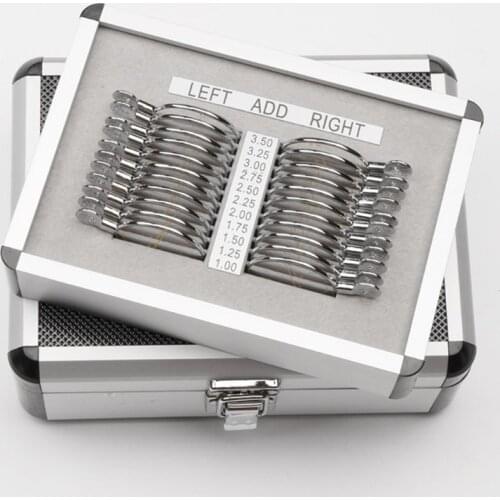 Optical Trial Lens Set Optometry Lens Optometry Box Trial Lens Equipment Eye Protection Accessories 22Pcs