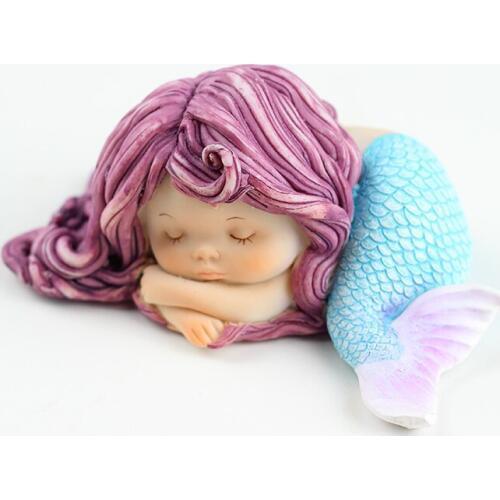 Nicole Silicone Mold for Soap Candle Making 3D Mermaid Doll Craft Handmade Mould