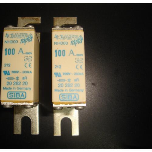 Fuses : NH000 100A 690V/700V 2028220 / NH000 125A 690V 2028220 / NH00C 160A 200A 690V 2028220 / NH000 250A 690V 2028220