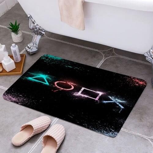 For Ps Fans 3D Print Doormats Rectangle Non-Slip DoorMat Bedroom Kitchen Entrance Print Door rugs Dropshipping