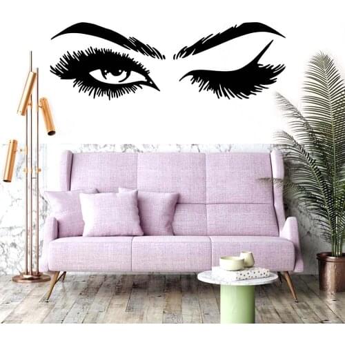 Eyelashes Wall Sticker Living Room Decorations Creative Home Decoration Home Wallpaper Sticker Decals