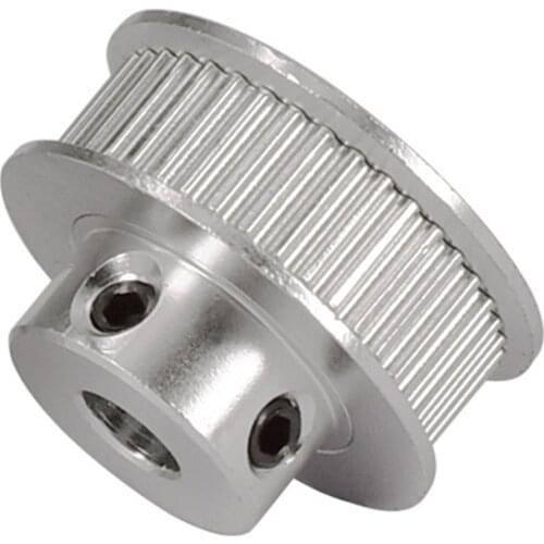 GT2 Aluminum Alloy Timing Belt Pulley With 60 Teeth 6.35MM Timing Belt Width For 3D Printer 6.35mm Wide Timing Belt