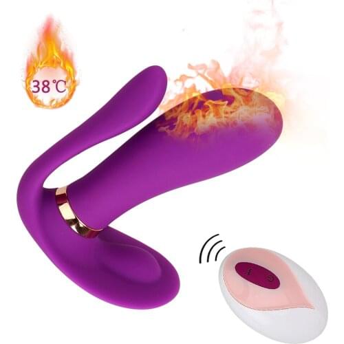 VATINE 9 Mode Heating Dildo Vibrator Anal Sex Toys For Women Wireless Remote Control Female Masturbation Vibrating Panties