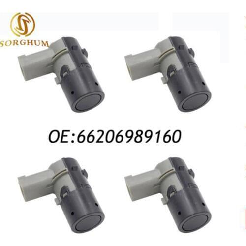 4PCS For BMW Backup Reverse Aid Object Parking Sensor PDC 66206989160 66206989091 66206989091,66216911834, 6911834, 66216938738