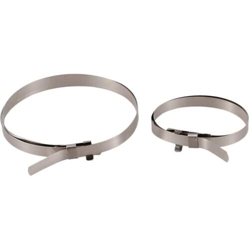 Vehicle Car Constant Velocity CV Joint Boot Clamp Clip Fastener 2 Pcs