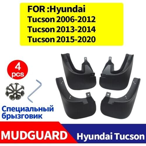 Mudflaps FOR Hyundai Tucson Mudguards Fender Mud Flap Guard Splash Car Accessories Auto Styline Front Rear 4pcs 2006-2020