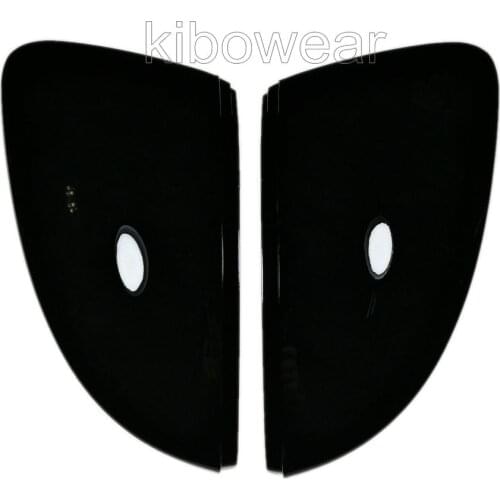 Black Side Wing Mirror Caps Cover for Skoda SuperB III 2016 2019 Octavia Mk3 A7 5E for VW T-ROC Replace 2017 2018 pair