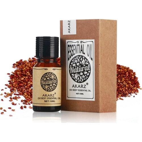 AKARZ Famous brand natural Strawberry essential oil Smooth skin Relax Pleasant mood Strawberry oil