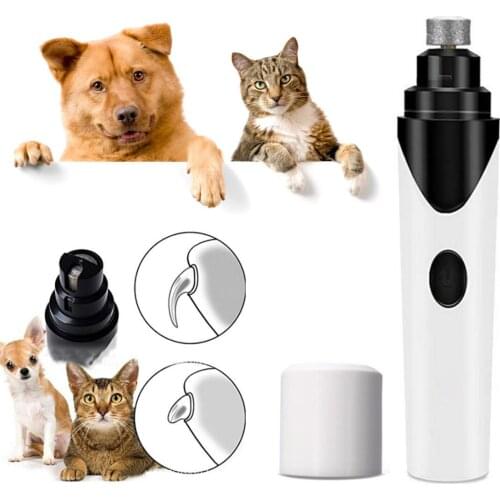 Electric Dog Nail Grinder USB Rechargeable Pet Nail Clipper Trimmer Automatic Painless Cat Paws Pet Nail Cutter For Dogs Tools