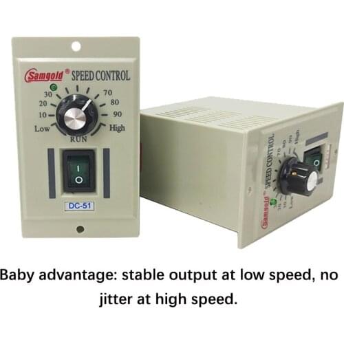 Regolatore Elettrico Di Velocità Del Commutatore Del Regolatore Di Velocità Del Motore Di CC Dell'uscita Di CC 24V-90V Di CA 110