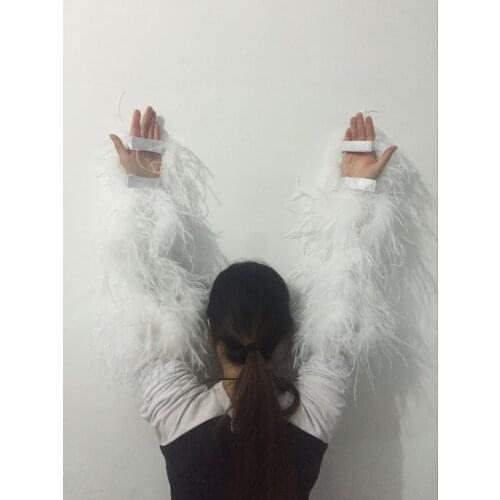 Carnival feather headwear for girls party dancing performance female clothes bow hair headdress dance feather headpiece costume