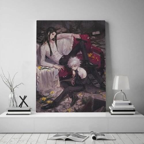 Anime Hunter X Hunter Canvas Hd Prints Killua and Illumi Pictures Wall Artwork Painting Home Decor Modular Poster Living Room