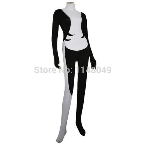 Imp Midna Costume Black And White Zentai Suit Superhero Costume