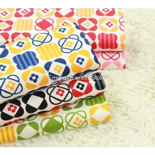 Cotton imported Nordic style printed fabric, handmade DIY gold bag fabric cotton