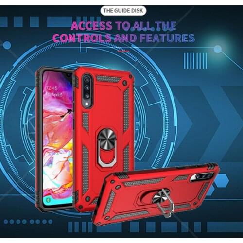 Metal Ring Case For Samsung Galaxy A70S A50S A30S A10S A20S A10 A20 A30 A40 A50 A60 A70 A10E A20E A70E A2 Core Metal Ring Cases