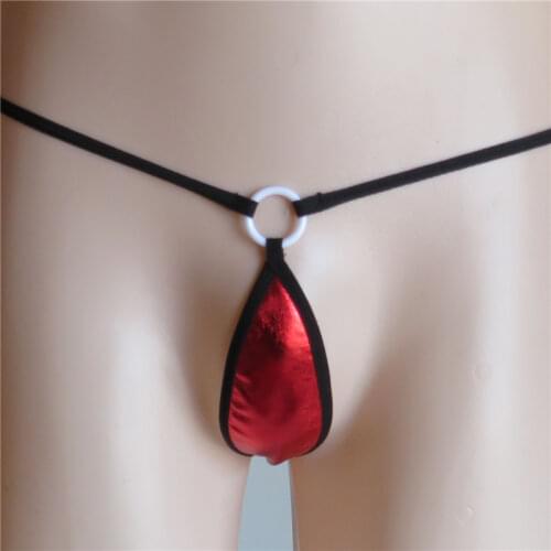 Micro bikini tanga mujer swimwear bikinis biquini tankini sexy lingerie thong Patent leather color Edging Hollow out String oval