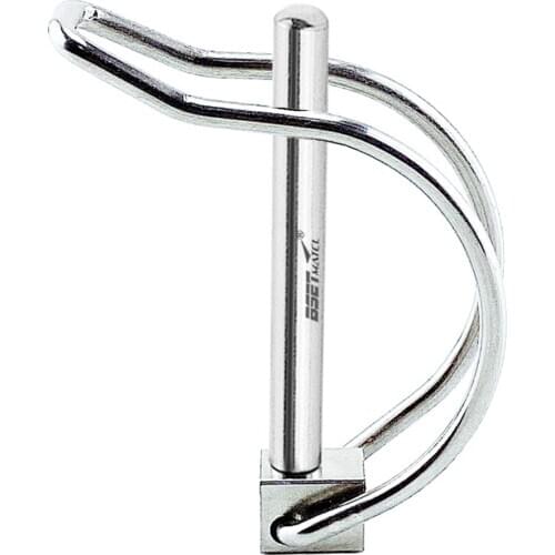 Stainless Steel Quick Lock Release Trailer Coupler Safety Pin 4.5 x 45mm