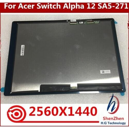 New Original lcd display assembly for ACER SA5-271 Switch Alpha 12 Touch display N16P3