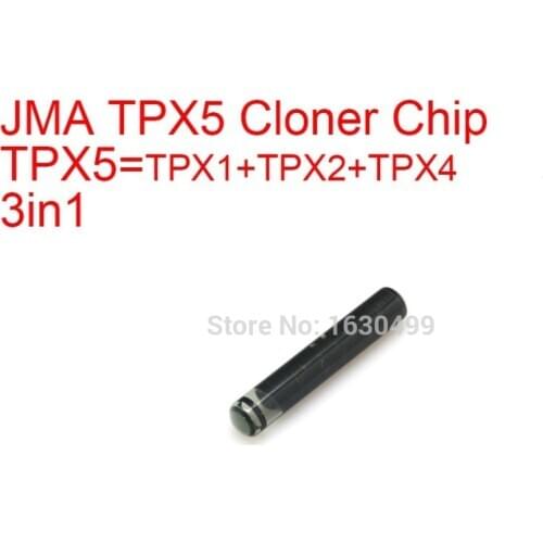 Wholesale JMA TPX5 Cloner Chip TPX1 TPX2 TPX4 3 in 1 TPX5 glasses of Auto transponder chip,5pcs/lot, Free Shipping