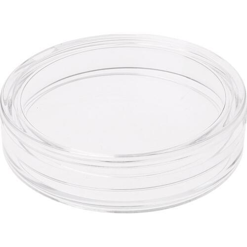 Drop Ship 38.6mm Clear Round Acrylic Coin Capsule Storage Box Holder Case For Silver 2 oz