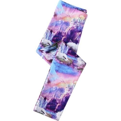 Jumping meters 3-8T New 2020 Unicorn Girls Leggings Pants Fashion Cotton Kids Pencil Pants for Autumn Spring Baby Trousers