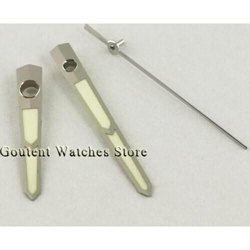 Silve Watch Hands luminous Fit Miyota 8215 821A 8205 8N24 DG2813 3804 Movement