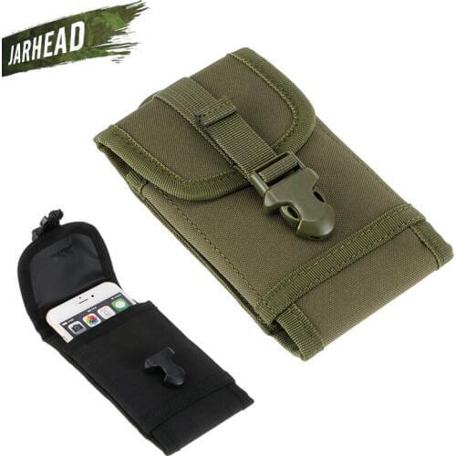 Universal Outdoor Tactical Molle Phone Pouch 600D Oxford Waist Belt Bag Wallet Pouch Case Belt Cell Phone Pouches Hunting Bags