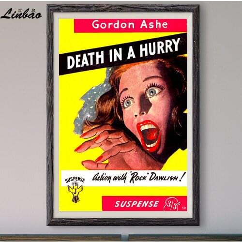 V220 1958 Action With 'Rock' !! Vintage Classic Movie Print Silk Poster Home Deco Wall Art Gift