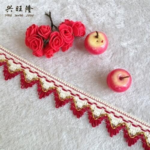 XWL 30Yards/Lot Lace Ribbon Trim Curtain Lace Accessories Decorative Pillow Edge Clothing Sofa Lace Belt DIY Sewing Home Decor