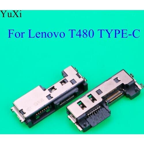 YuXi NEW Laptop DC Power Jack for Lenovo T480 TYPE-C DC Jack DC Connector Laptop Socket Power Replacement