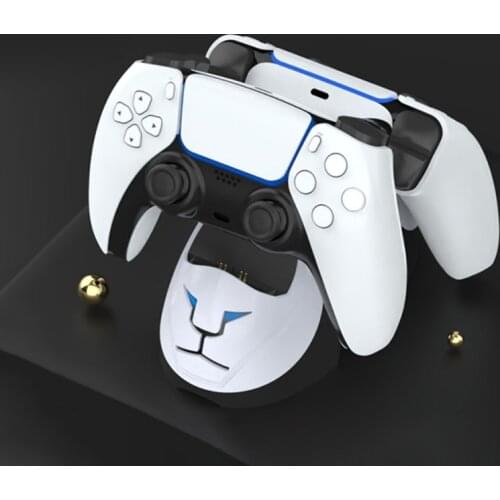 Controller Charger Station, Charging Station for DualSense Controller,Compatible w/ PS5 Dual Controller Charging Stand