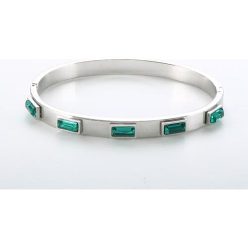 Luxury Red Crystal Women Ladies Wedding Cuff Bangles Fashion Jewelry Gift 6mm Classic OL Charm Brand Bracelets