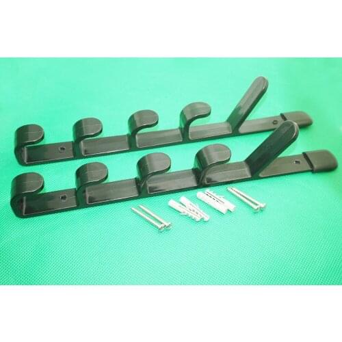 2pcs/lot Fishing Rod Storage Holder Rest Australia 5 Slots Wall Side Mounted Kits Tackle