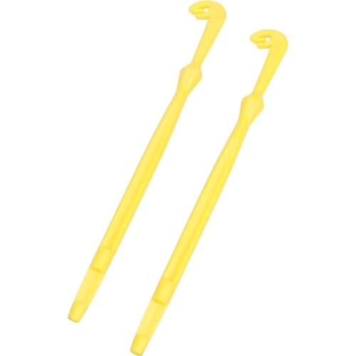 2pcs in Packed Easy Hook Loop Tyer & Disgorger Tool Tie Fast Knot Tying Tool for Fly Fishing Line Tier Kit Yellow Small tools