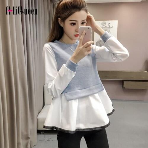 2020 Autumn Women Long Sleeve O Neck Knitted Ruffles Sweater Top Female Girls Casual Pink Korean Tops Womens Sweaters Plus Size