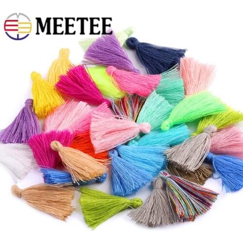 250Pcs Mini Cotton Tassels Fringe DIY Pendant Jewelry Bracelet Key Tassel Fringes Trims Craft Earrings Charms Sewing Accessories